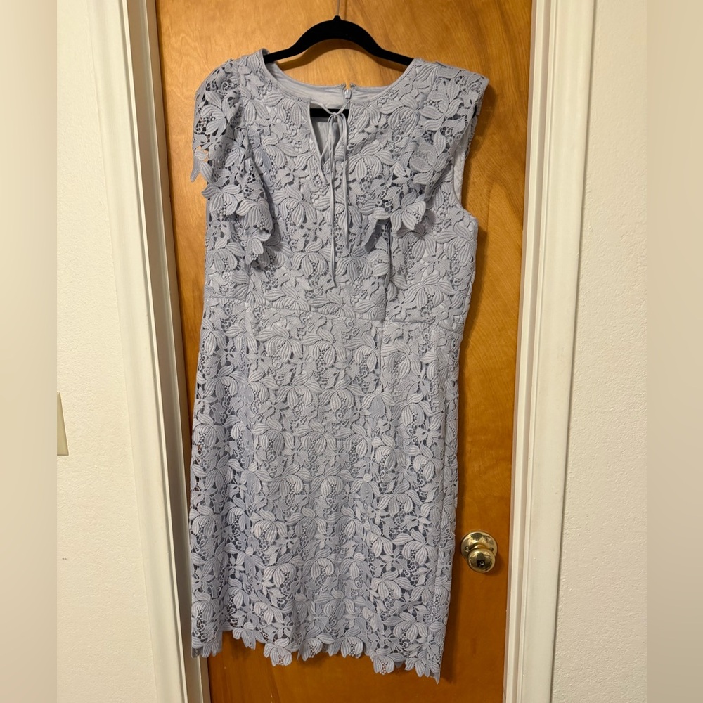 Rachel Parcell Lace Dress in Light Blue